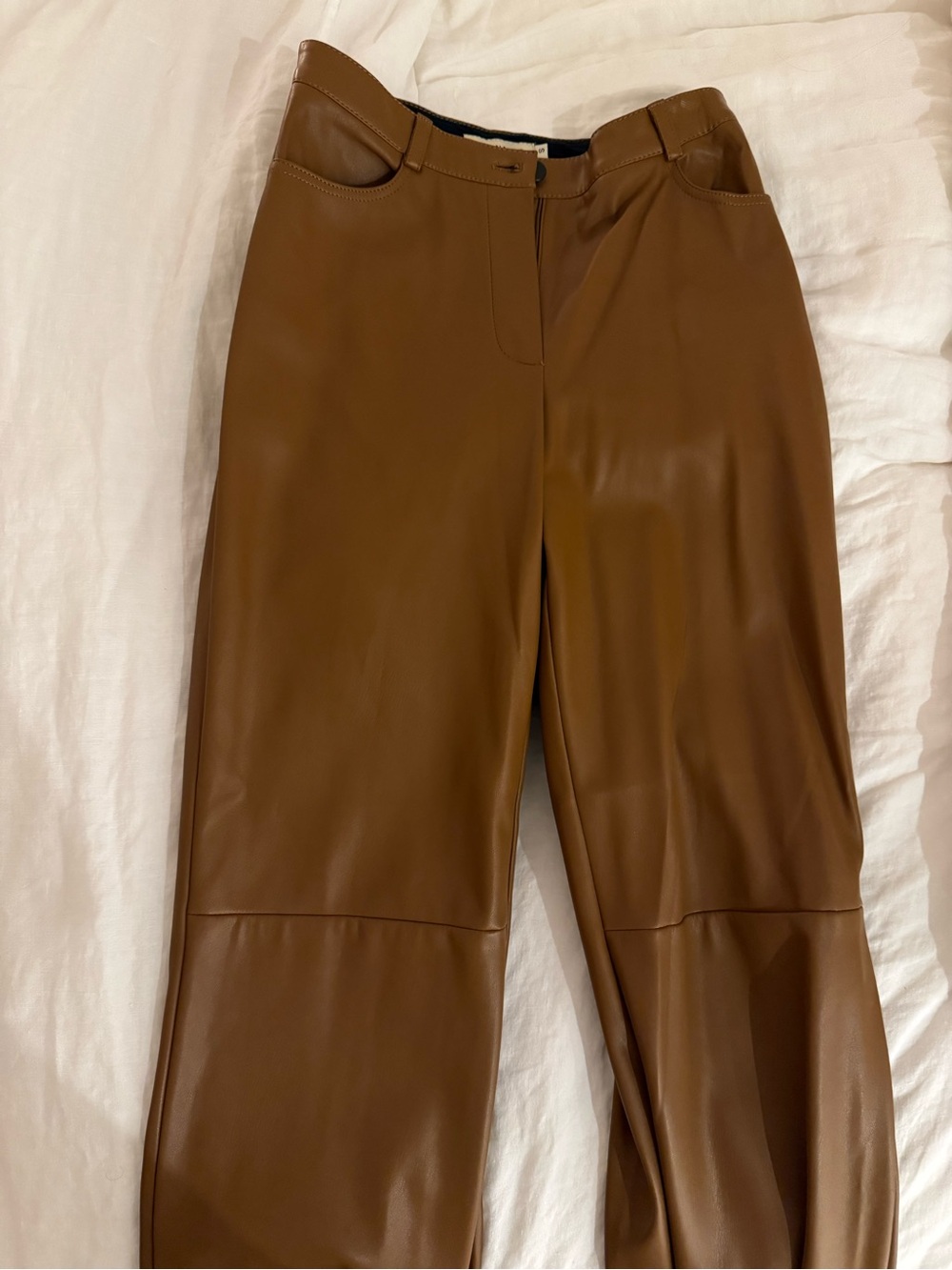 CULTNAKED Leather Too and Pants Set- Brown